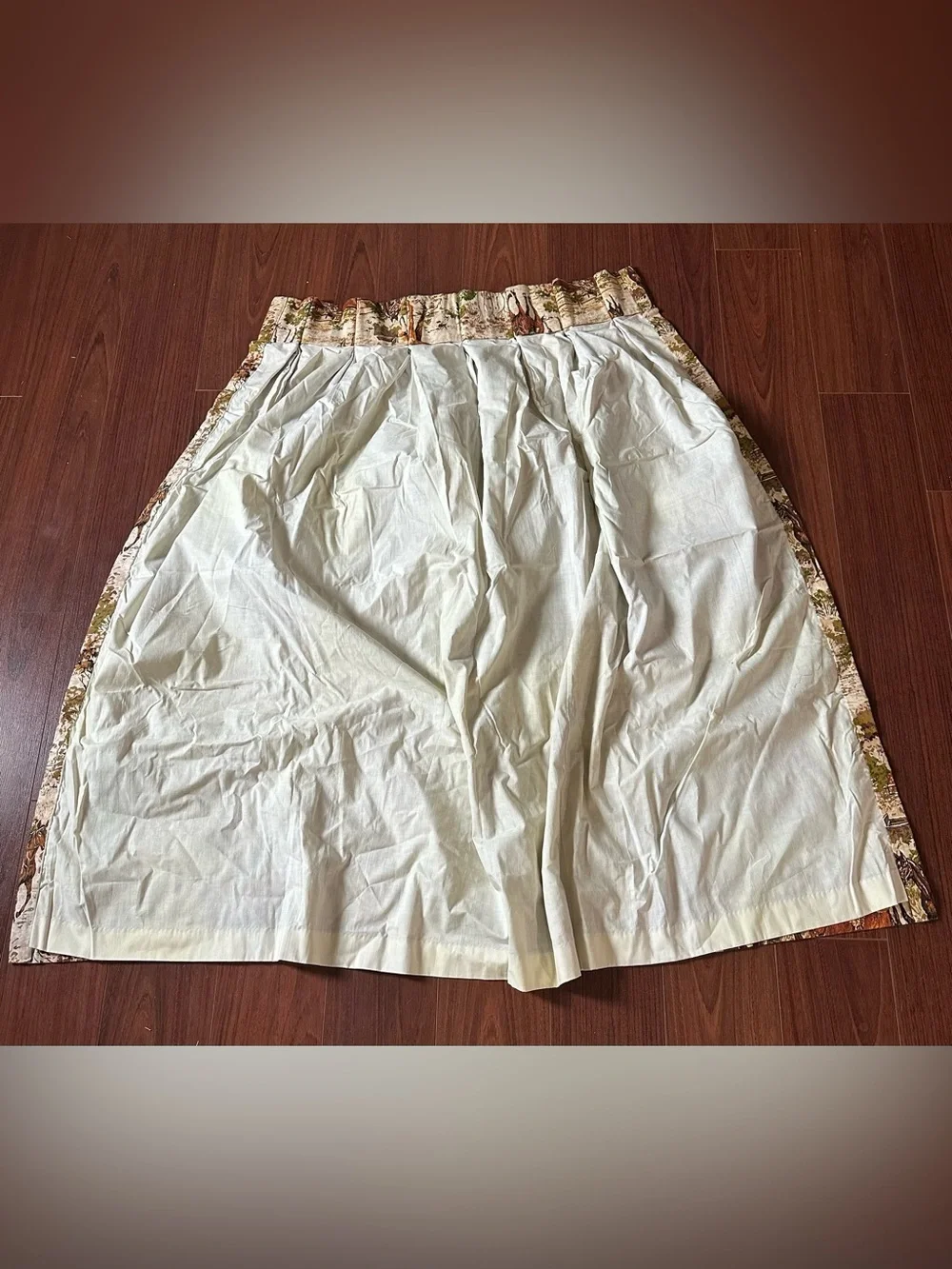 Vintage Pinch Pleat 70s Curtains Riverdale Ranch Riders Equestrian 23x48 Pair